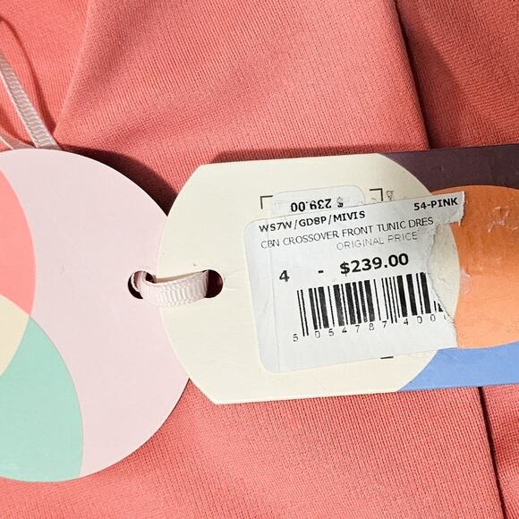 Ted Baker New Mivis Crossover Front Tunic Dress size 4 - Picture 14 of 16